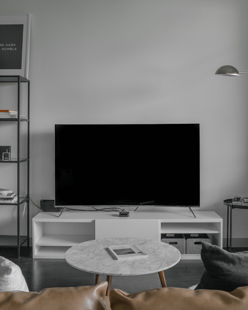 Living room TV setup for streaming comparison